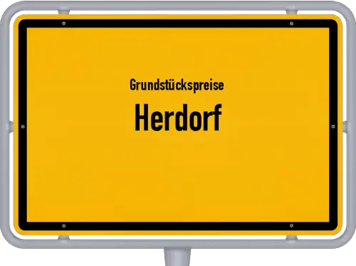 Grundstückspreise Herdorf - Ortsschild von Herdorf