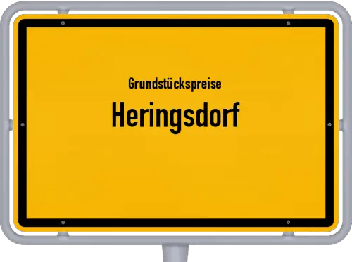 Grundstückspreise Heringsdorf - Ortsschild von Heringsdorf