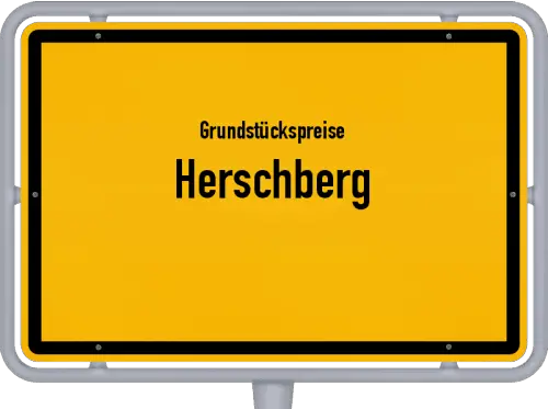 Grundstückspreise Herschberg - Ortsschild von Herschberg