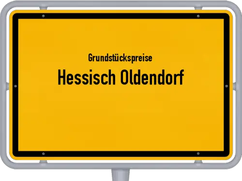 Grundstückspreise Hessisch Oldendorf - Ortsschild von Hessisch Oldendorf
