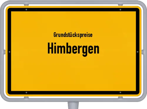 Grundstückspreise Himbergen - Ortsschild von Himbergen