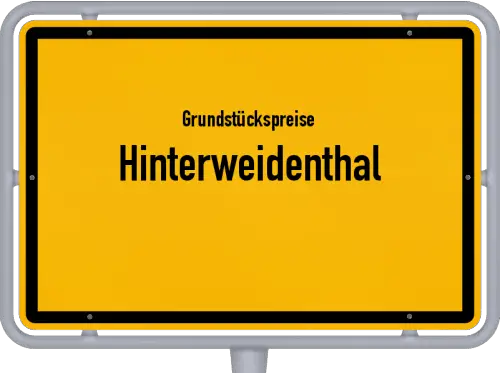 Grundstückspreise Hinterweidenthal - Ortsschild von Hinterweidenthal