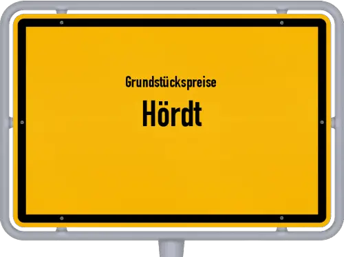 Grundstückspreise Hördt - Ortsschild von Hördt