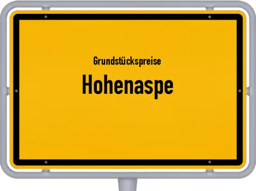 Grundstückspreise Hohenaspe - Ortsschild von Hohenaspe
