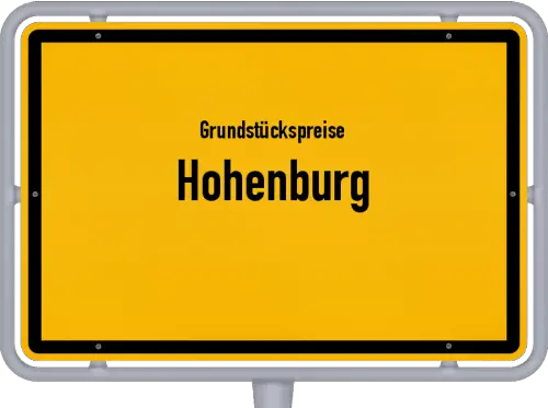 Grundstückspreise Hohenburg - Ortsschild von Hohenburg