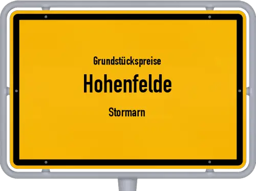 Grundstückspreise Hohenfelde (Stormarn) - Ortsschild von Hohenfelde (Stormarn)
