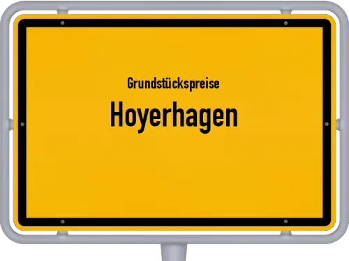 Grundstückspreise Hoyerhagen - Ortsschild von Hoyerhagen