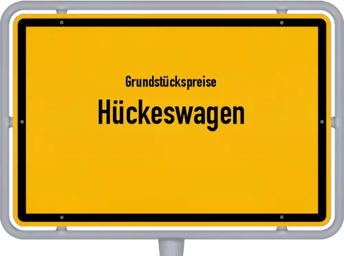 Grundstückspreise Hückeswagen - Ortsschild von Hückeswagen
