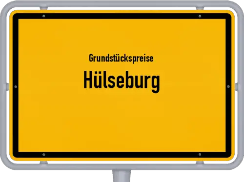 Grundstückspreise Hülseburg - Ortsschild von Hülseburg