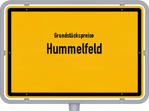 Grundstückspreise Hummelfeld - Ortsschild von Hummelfeld