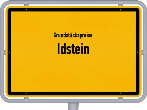 Grundstückspreise Idstein - Ortsschild von Idstein