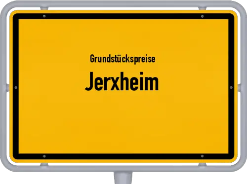 Grundstückspreise Jerxheim - Ortsschild von Jerxheim