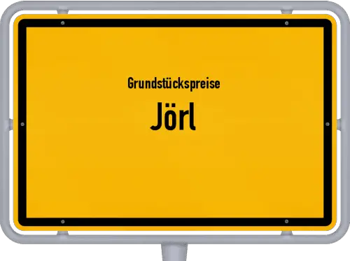 Grundstückspreise Jörl - Ortsschild von Jörl