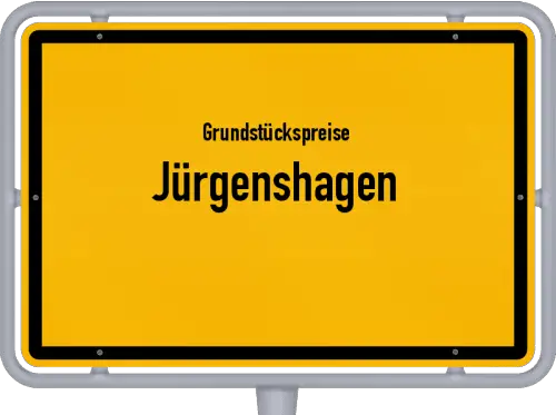 Grundstückspreise Jürgenshagen - Ortsschild von Jürgenshagen