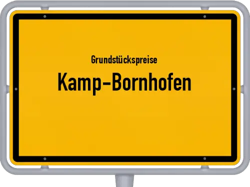 Grundstückspreise Kamp-Bornhofen - Ortsschild von Kamp-Bornhofen