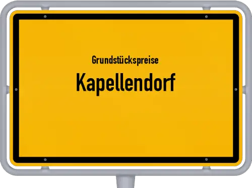 Grundstückspreise Kapellendorf - Ortsschild von Kapellendorf