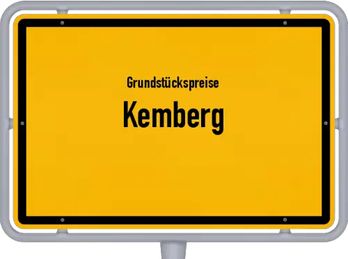 Grundstückspreise Kemberg - Ortsschild von Kemberg