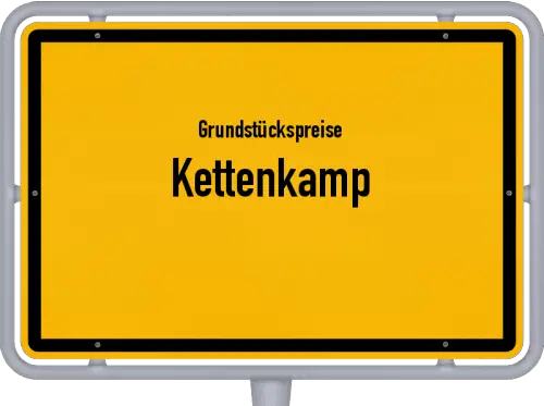 Grundstückspreise Kettenkamp - Ortsschild von Kettenkamp