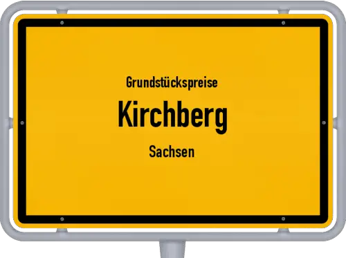 Grundstückspreise Kirchberg (Sachsen) - Ortsschild von Kirchberg (Sachsen)