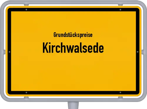 Grundstückspreise Kirchwalsede - Ortsschild von Kirchwalsede