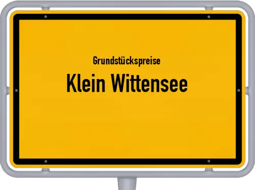 Grundstückspreise Klein Wittensee - Ortsschild von Klein Wittensee