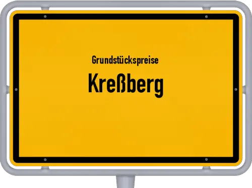 Grundstückspreise Kreßberg - Ortsschild von Kreßberg
