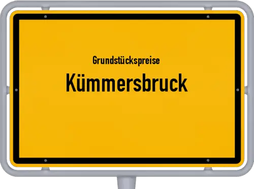 Grundstückspreise Kümmersbruck - Ortsschild von Kümmersbruck