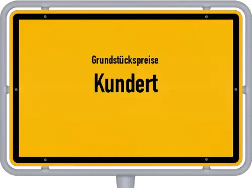 Grundstückspreise Kundert - Ortsschild von Kundert