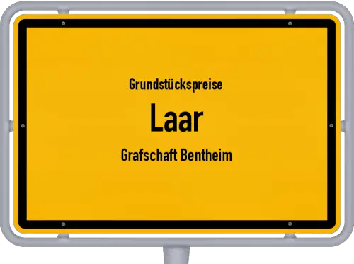 Grundstückspreise Laar (Grafschaft Bentheim) - Ortsschild von Laar (Grafschaft Bentheim)