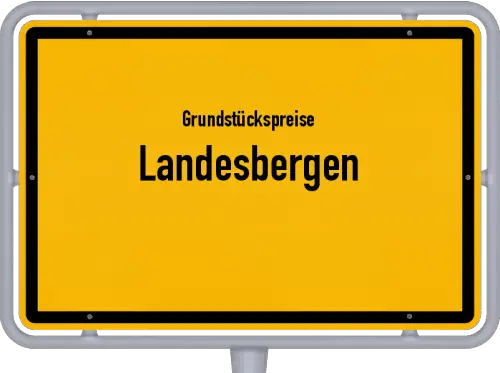 Grundstückspreise Landesbergen - Ortsschild von Landesbergen