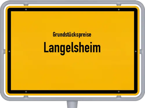 Grundstückspreise Langelsheim - Ortsschild von Langelsheim