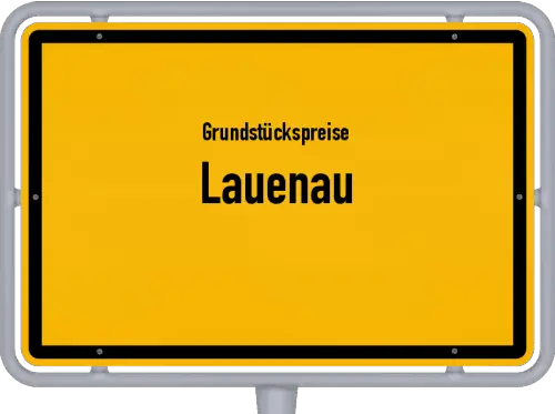 Grundstückspreise Lauenau - Ortsschild von Lauenau