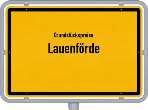 Grundstückspreise Lauenförde - Ortsschild von Lauenförde