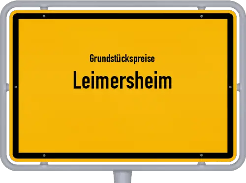 Grundstückspreise Leimersheim - Ortsschild von Leimersheim