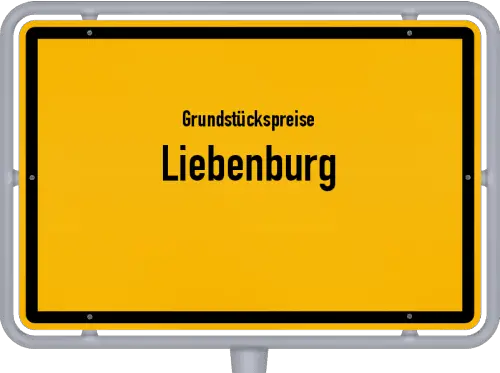 Grundstückspreise Liebenburg - Ortsschild von Liebenburg