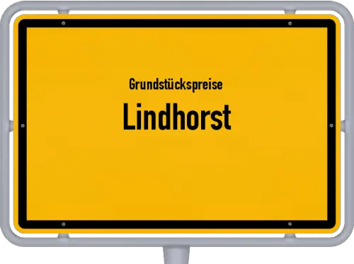 Grundstückspreise Lindhorst - Ortsschild von Lindhorst