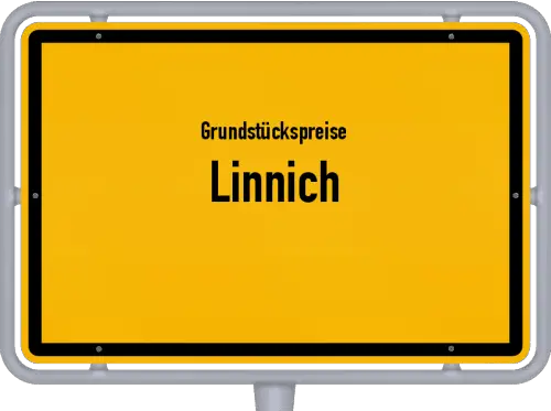 Grundstückspreise Linnich - Ortsschild von Linnich