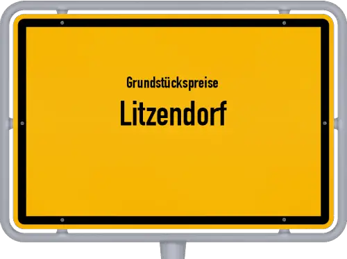 Grundstückspreise Litzendorf - Ortsschild von Litzendorf