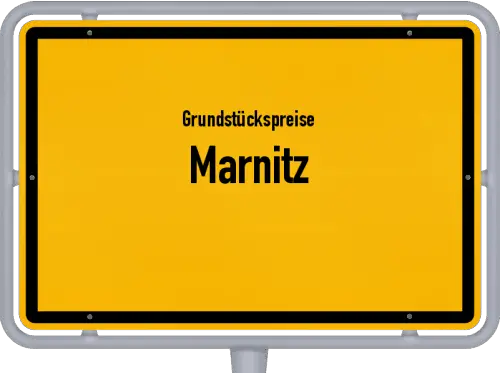 Grundstückspreise Marnitz - Ortsschild von Marnitz