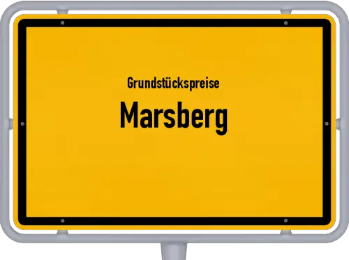 Grundstückspreise Marsberg - Ortsschild von Marsberg