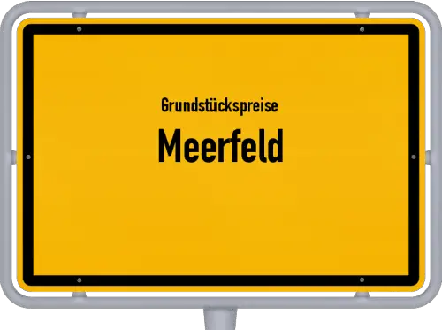 Grundstückspreise Meerfeld - Ortsschild von Meerfeld