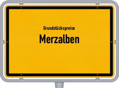 Grundstückspreise Merzalben - Ortsschild von Merzalben