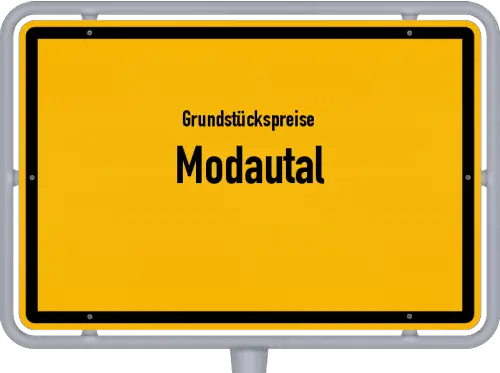 Grundstückspreise Modautal - Ortsschild von Modautal