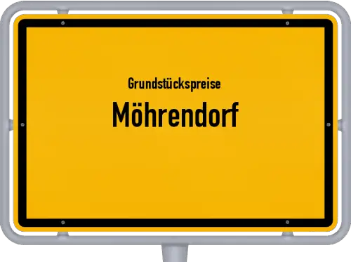 Grundstückspreise Möhrendorf - Ortsschild von Möhrendorf