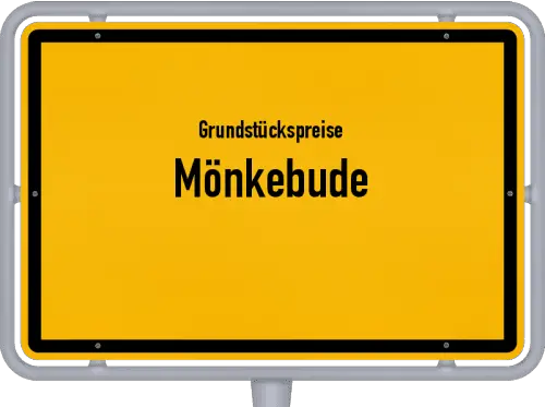 Grundstückspreise Mönkebude - Ortsschild von Mönkebude