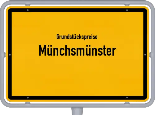 Grundstückspreise Münchsmünster - Ortsschild von Münchsmünster