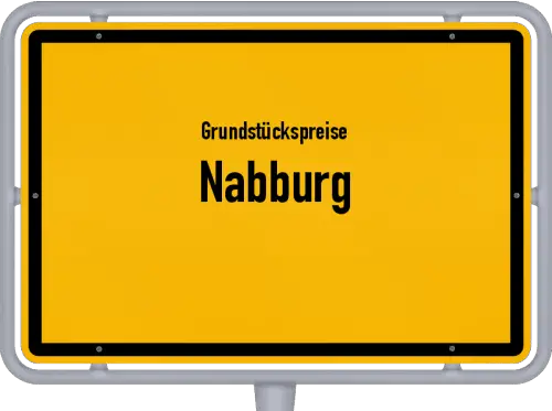 Grundstückspreise Nabburg - Ortsschild von Nabburg