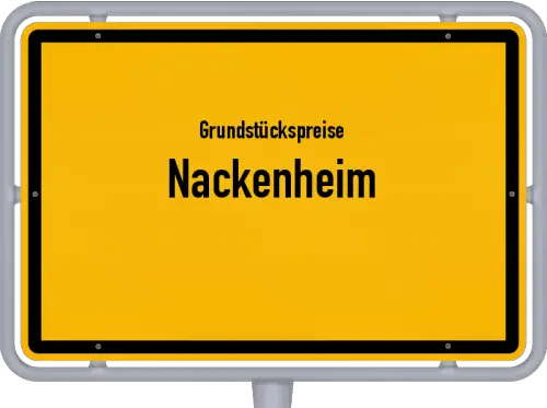 Grundstückspreise Nackenheim - Ortsschild von Nackenheim