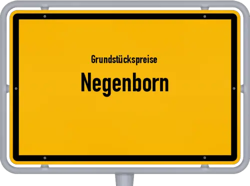Grundstückspreise Negenborn - Ortsschild von Negenborn