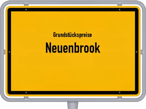 Grundstückspreise Neuenbrook - Ortsschild von Neuenbrook